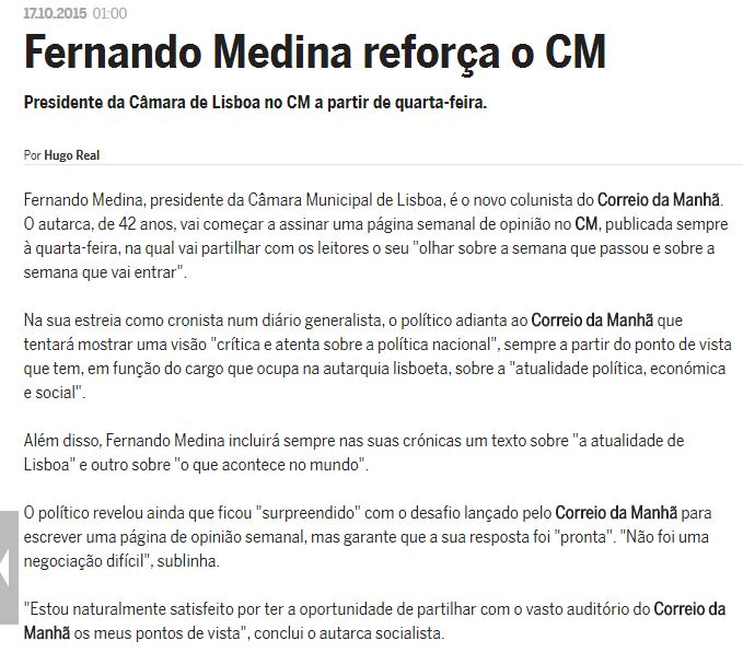 Fernando Medina - CM